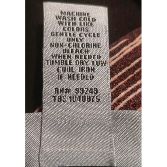 Catherine's Size 14-16 Jersey Knit Stretch 3/4 Sleeve Scroll Print Dress - Picture 9 of 9